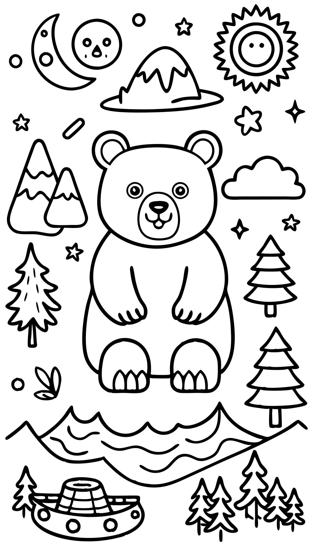 build a bear coloring pages